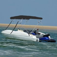 shumee Bimini tenda s 4 loki črna 243x250x131 cm