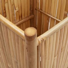 Vidaxl Cvetlično korito 40x40x80 cm bambus