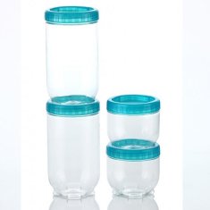 Lock & Lock KOMPLET KOZARCEV ZA ŽIVILA 2X500ML, 2X1000ML