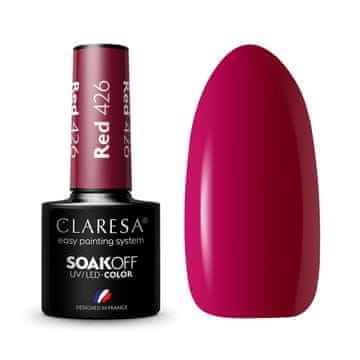Claresa Claresa hibridni lak za nohte rdeč 426 5 g