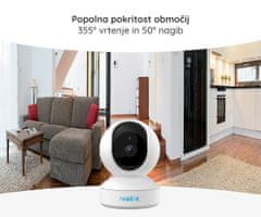 Reolink E330 IP kamera, 4MP Super HD, WiFi, vrtenje/nagibanje, IR nočno snemanje