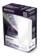 BROCK moški električni brivnik, brezžični (BMS 2001 BK)