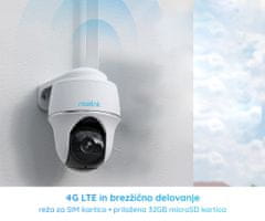 Reolink GO G430 IP kamera, 2K, 4G LTE, baterija, vrtenje/nagibanje, IR nočno snemanje, IP64