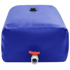 Vidaxl Rezervoar za vodo s pipo zložljiv 360 L PVC