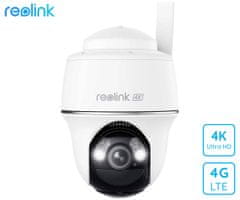 Reolink GO G440 IP kamera, 4K, 4G LTE, baterija, vrtenje/nagibanje, IR nočno snemanje, IP64