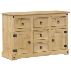 Vidaxl Komoda Corona 112x40x75 cm trdna borovina