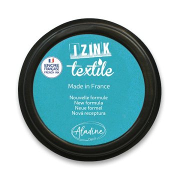 Blazinica za žigosanje Izink Textile - turkizna
