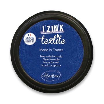 Blazinica za žigosanje Izink Textile - temno modra