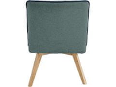 Danish Style Belaris oblazinjen stol, zelena