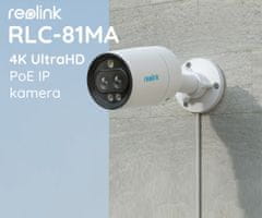 Reolink RLC-81MA IP kamera, 2 objektiva, 4K 8MP, PoE, barvno nočno snemanje, IP66