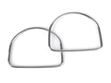 Kovinski ročaji za vrečke 10,5x13 cm - nikelj (10 kosov)