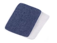 Oglateni obliži iz džinsa 5,3x7,9 cm - legionarska modra (10 kosov)