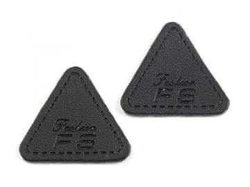 Zaščita šivov oblačil / aplikacija / trak za šive 25 mm - črna (50 kosov)