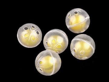 Drsna kroglica Ø2,4 in 2,6 cm - (Ø26 mm) prozorna (50 kosov)