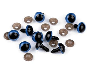 Mačje oči z varnostnim zatičem Ø14 mm - modre (40 kompletov)