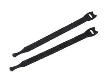Velcro trak dolžine 15 ali 20 cm črn (10 kosov) - mix