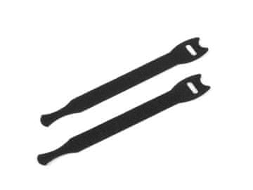 Velcro trak dolžine 15; 20 cm - (15 cm) črna (10 kosov)