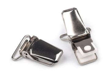20 mm širok tečaj - nikelj (2 kosa)