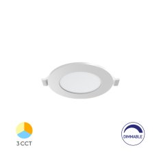 BRAYTRON BP01 vgradni panel LED dimm 4W CCT okrogel bel