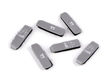 Odsevni trak / zavihek - (37 mm) siv odsevni (30 kosov)