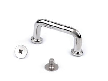 Vijačna prirobnica širine 22 mm - nikelj (10 kompletov)