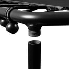 Aga FITNESS Trampolin 130 cm Črna + ročaj