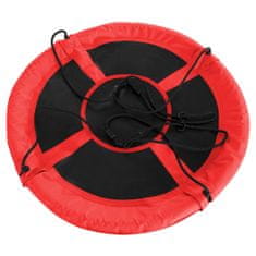 nabbi Otroška gugalnica Nest 95 cm - črna / rdeča