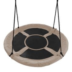 nabbi Otroška gugalnica Nest 95 cm - črna / bež
