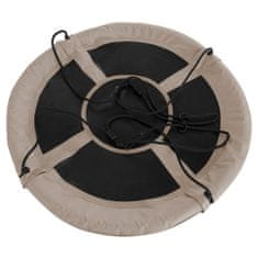 nabbi Otroška gugalnica Nest 95 cm - črna / bež