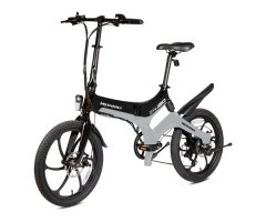 MS ENERGY STREETFLEX i20 električno kolo, zložljivo, 50,8 cm, 250 W, 280 Wh, 50 km, črno-sivo