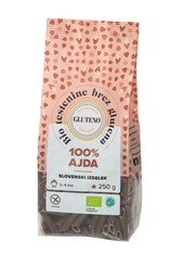 Gluteno Bio testenine brez glutena 100% ajda 8 x 250g