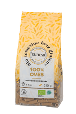 Gluteno Bio testenine brez glutena 100% oves 8 x 250g