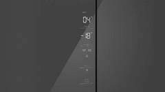 Bosch KMC85LEEA ameriški hladilnik, grafitno siv