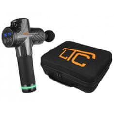LTC Pištola za masažo / masažni aparat z 10 nastavki s polnilno baterijo