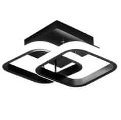 aptel Moderna stropna nadometna LED svetilka 22W 24cm 4500K črna