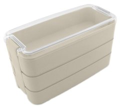aptel Prenosna lunch box posoda za hrano 900ML + pribor bež