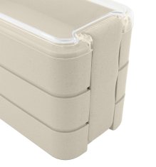 aptel Prenosna lunch box posoda za hrano 900ML + pribor bež