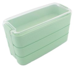 aptel Prenosna lunch box posoda za hrano 900ML + pribor zelena