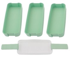aptel Prenosna lunch box posoda za hrano 900ML + pribor zelena