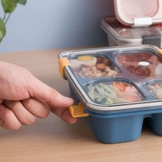 aptel Prenosna lunch box posoda za hrano 1200ML modra