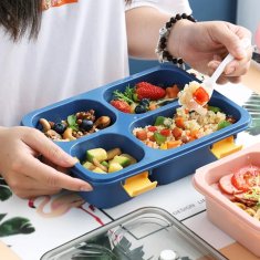 aptel Prenosna lunch box posoda za hrano 1200ML modra