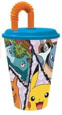 SKODELICA S SLAMICO POKÉMON 430ML MODRA