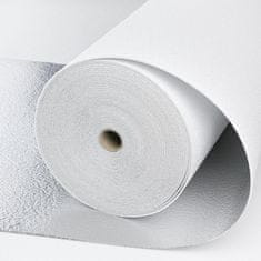 Dollcini Self-adhesive foil wallpaper - white, fine-grained, 50 cm x 50 m, easy to clean and stain-resistant