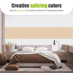 Dollcini Self-adhesive foil wallpaper - white, fine-grained, 50 cm x 50 m, easy to clean and stain-resistant