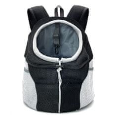HARLEY® Nahrbtnik za pse, Pasji nahrbtnik, Prenosna torba za pse, Torba za hišne ljubljenčke (Črna, Velikost M, 7-12 KG) | PETPOUCH