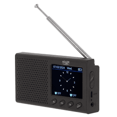 Adler Prenosni radio Adler AD 1198 - LCD - FM - Bluetooth - ura