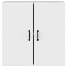 Vidaxl Stenska omarica bela 60x31x60 cm inženirski les