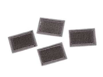 Likalni obliži za popravilo lukenj in okrasitev 2,3x3,3 cm - sivi (10 kosov)