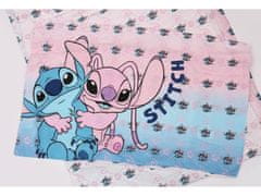 Disney Stitch in Angel Disney Bombažna posteljnina, modra in roza posteljnina 200x200 cm 