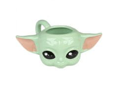 Disney Star Wars Baby Yoda Zeleni keramični vrček 